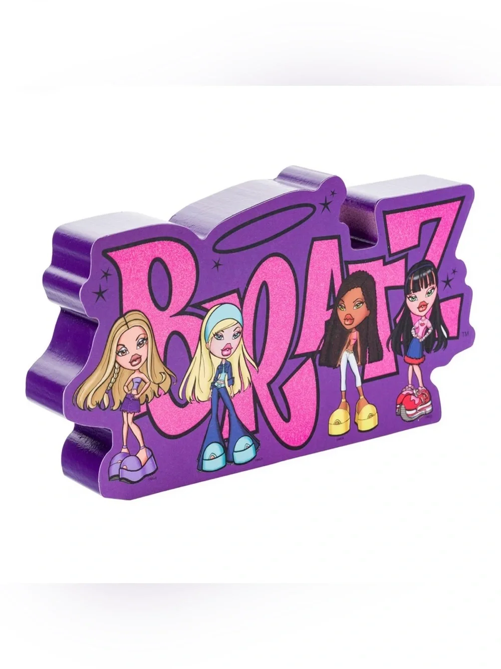 Silver Buffalo Bratz Glitter Cloe Jade Sasha, Wall Art Large Die-Cut
